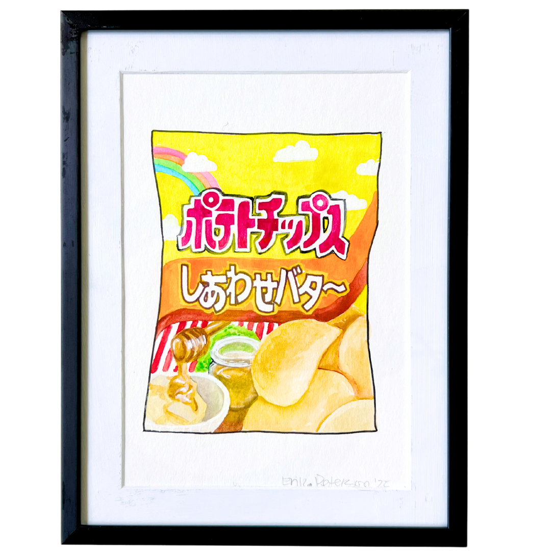 HONEY BUTTER POTATO CHIPS | ORIGINAL ARTWORK