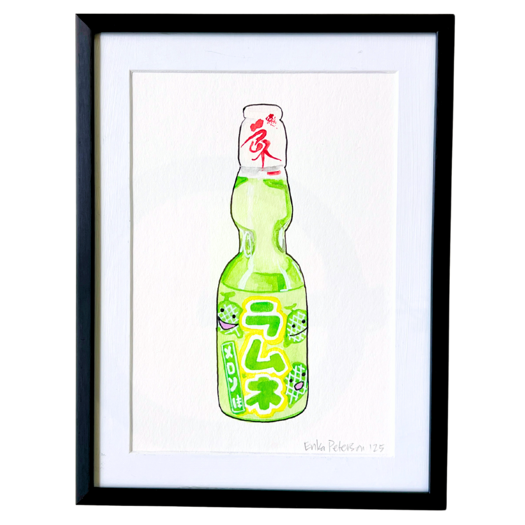 RAMUNE SODA : LIME | ORIGINAL ARTWORK