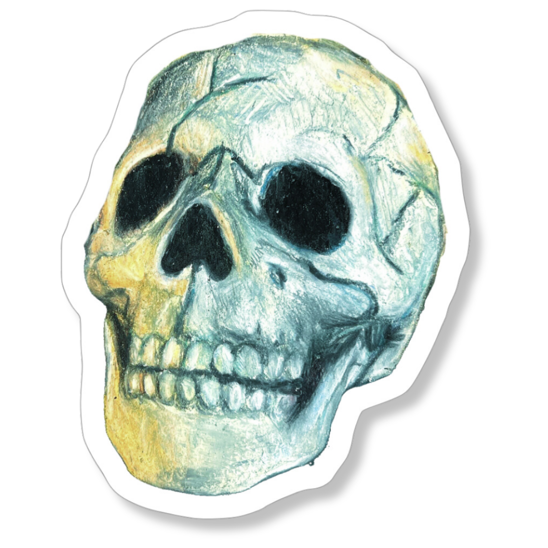 SKULL STICKER 01