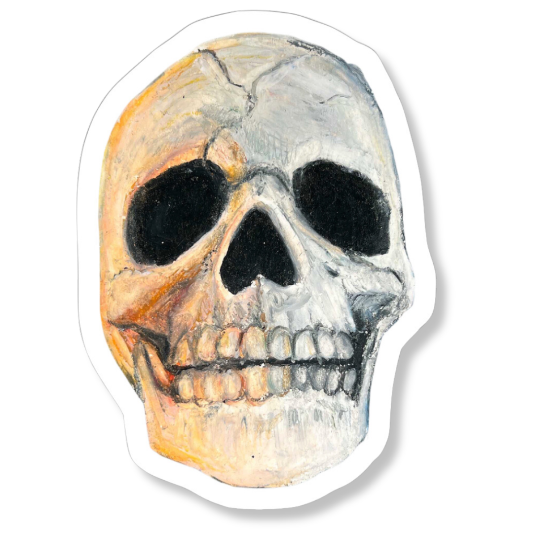 SKULL STICKER 02