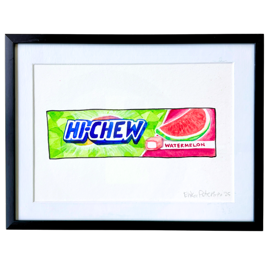WATERMELON HI-CHEW | ORIGINAL ARTWORK