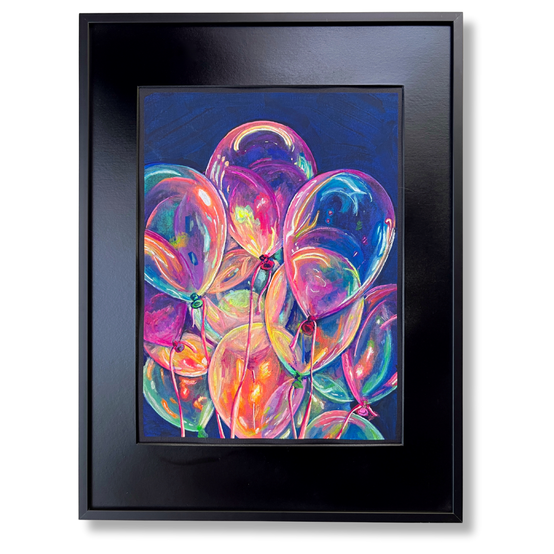 BALLOONS | ORIGINAL WATERCOLOR