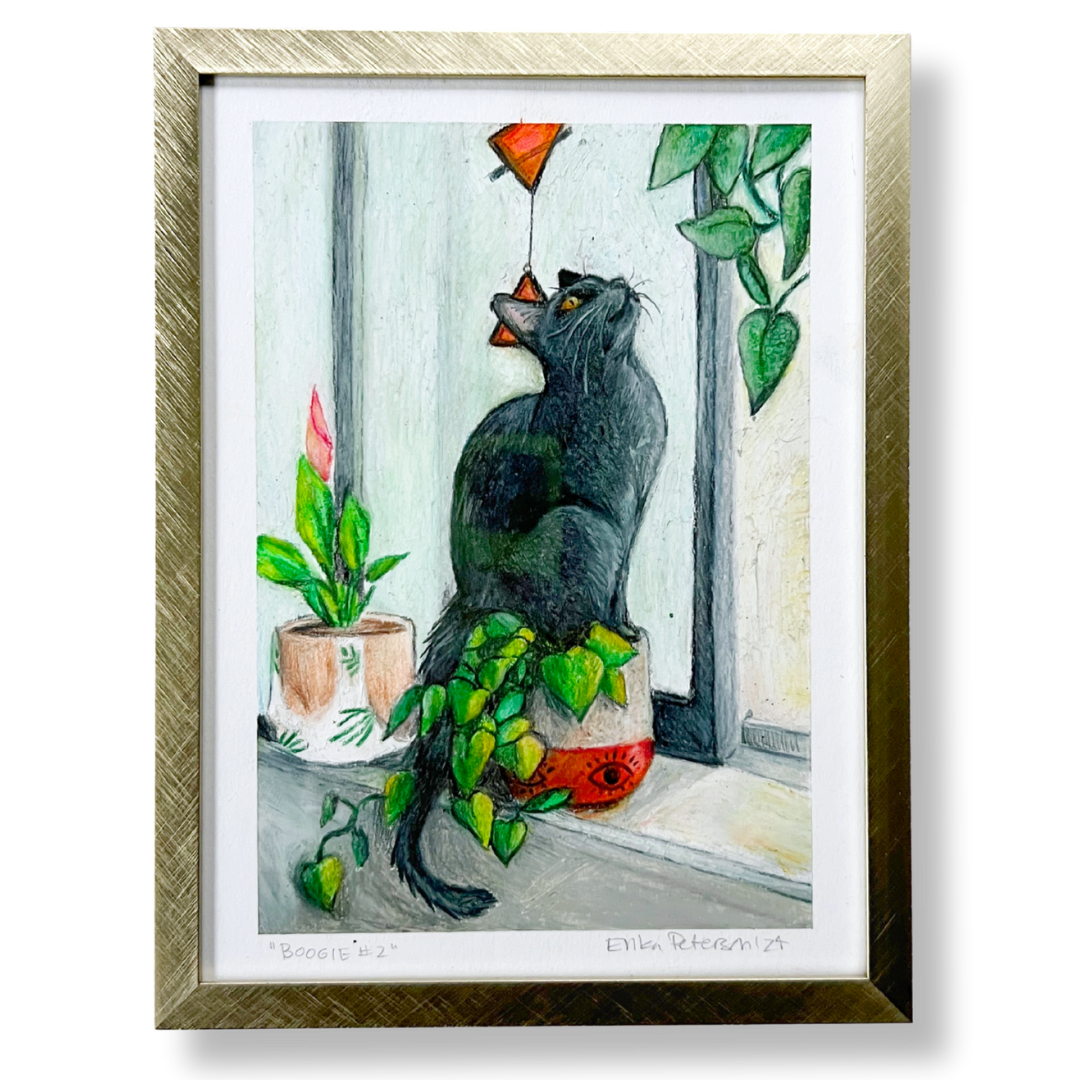 BOOGIE 02 | ORIGINAL OIL PASTEL