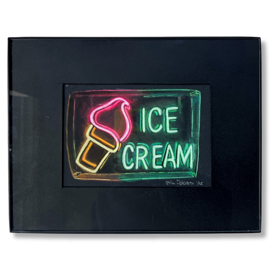 ICE CREAM | ORIGINAL WATERCOLOR