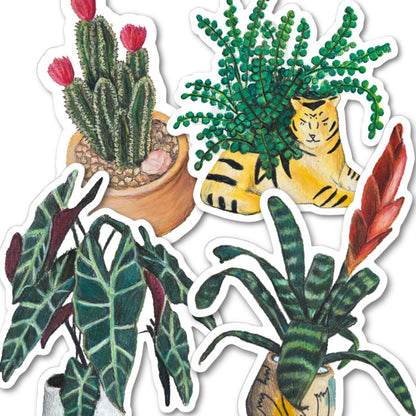 PLANTS STICKER PACK - SET 1