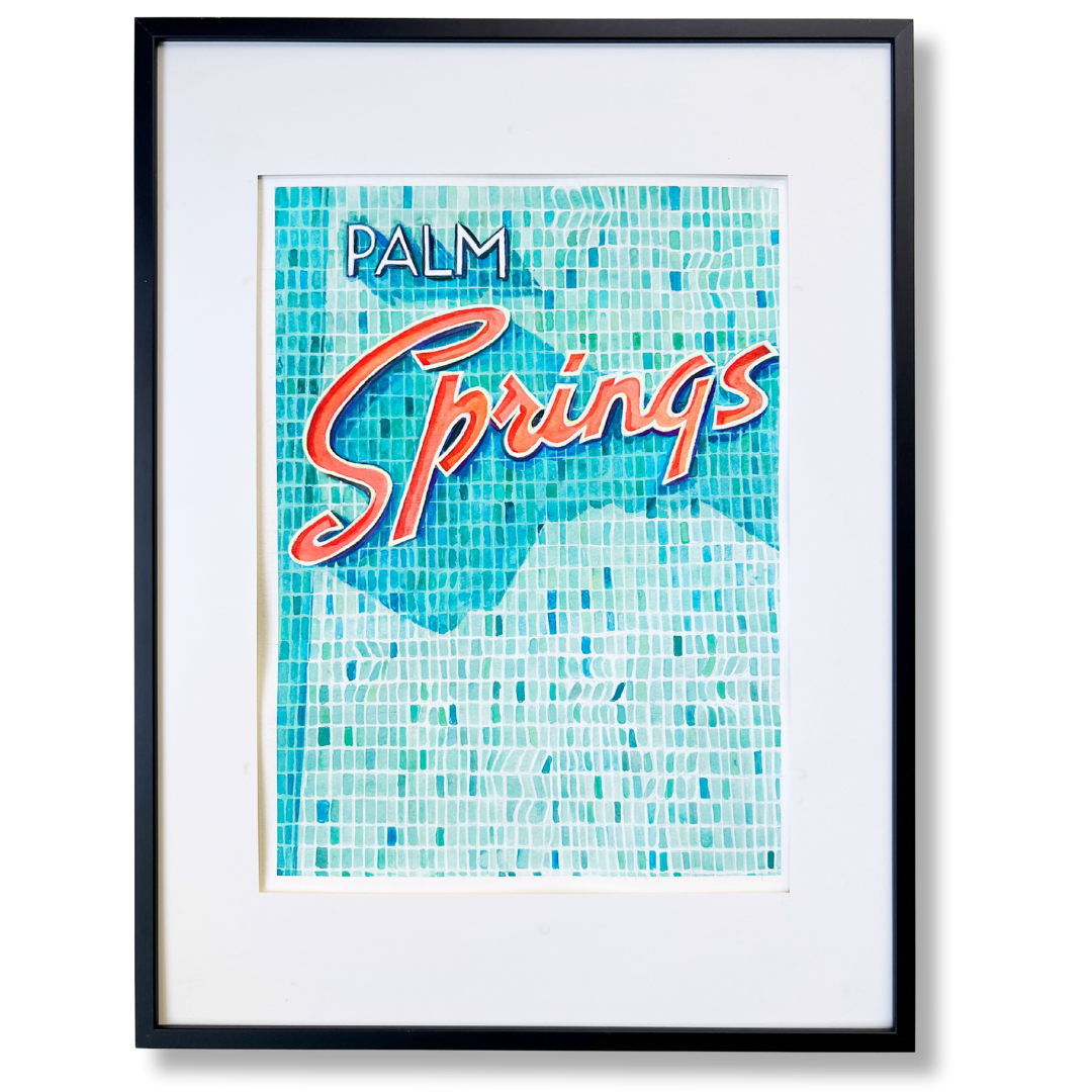 PALM SPRINGS | ORIGINAL WATERCOLOR