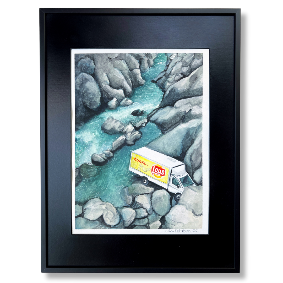 THE RIVER | ORIGINAL WATERCOLOR