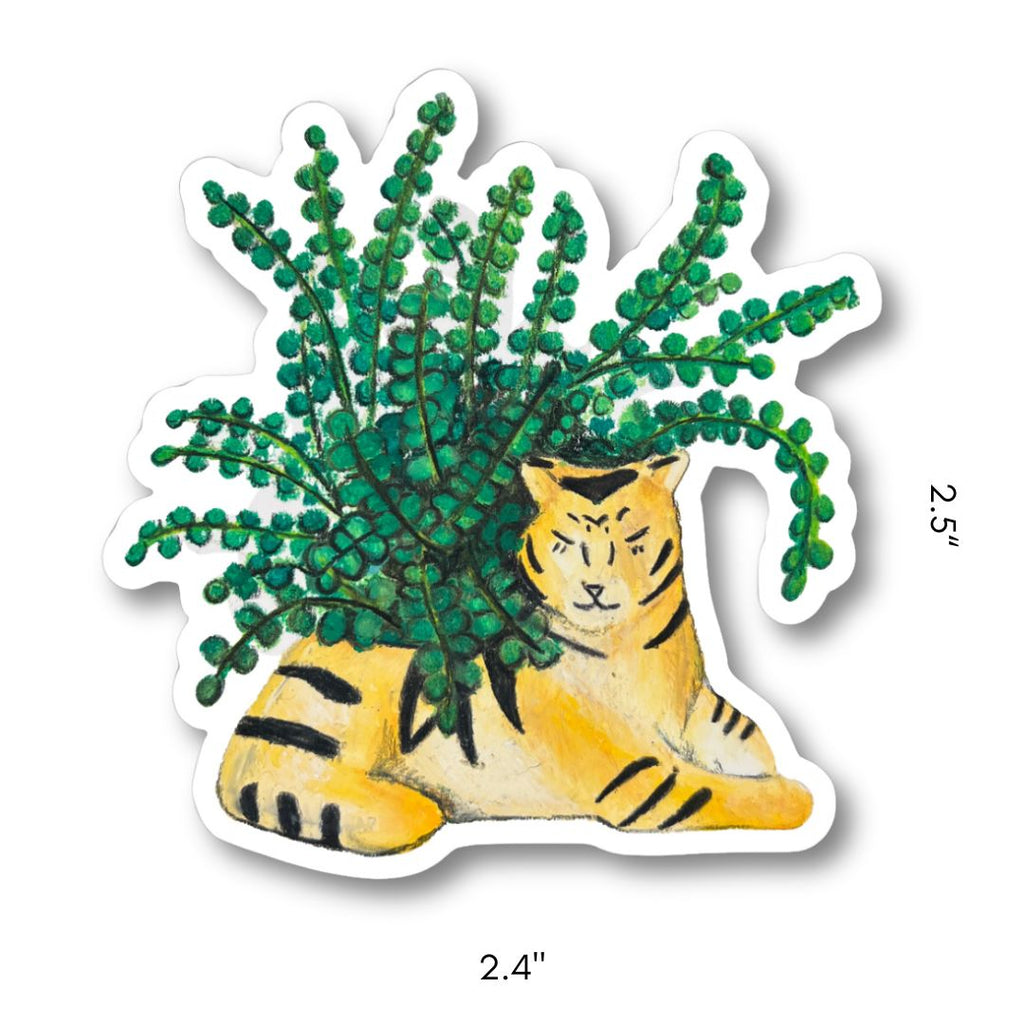 LEMON BUTTON FERN STICKER