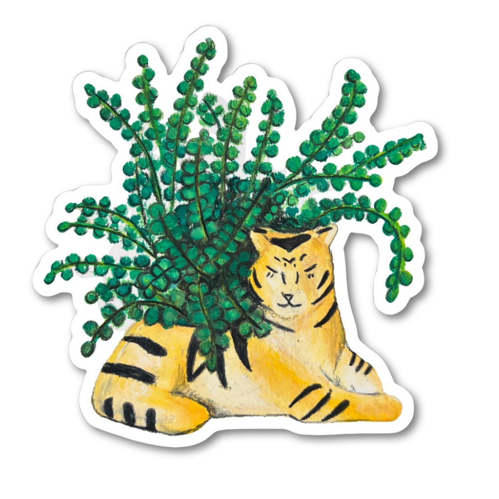 LEMON BUTTON FERN STICKER