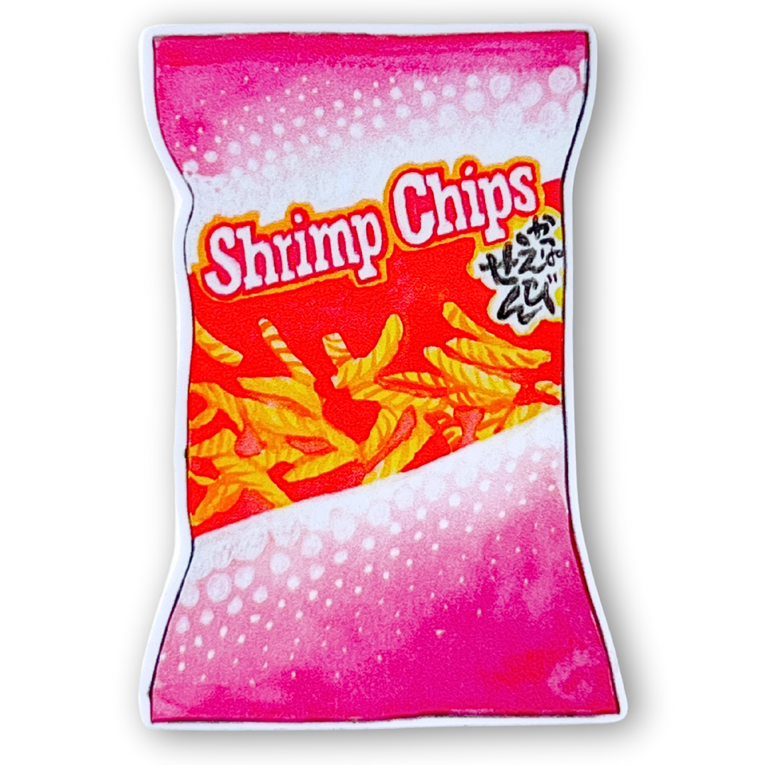 SHRIMP CHIPS STICKER