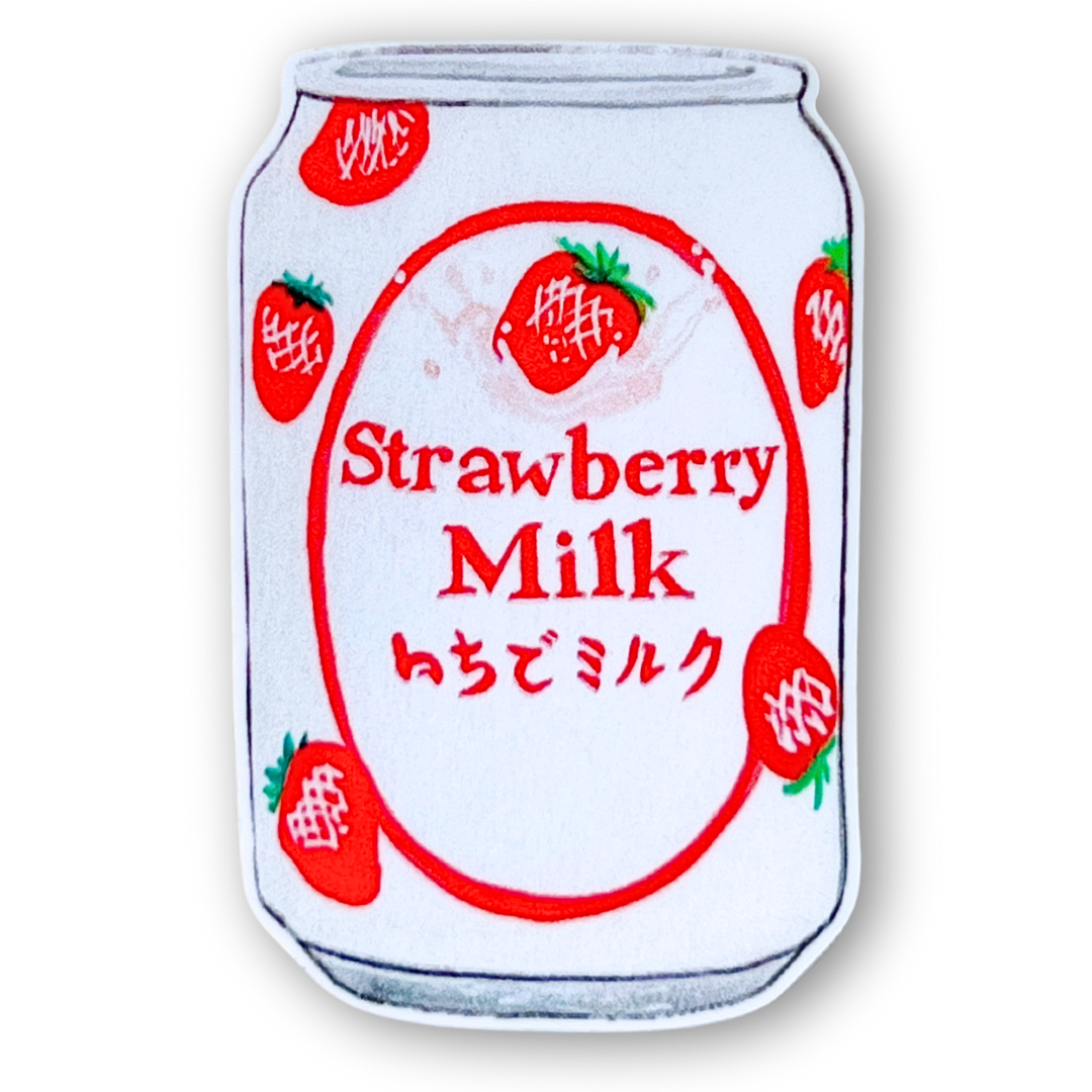 STRAWBERRY MILK STICKER