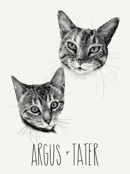 PET PORTRAIT - TWO PETS